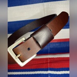 🥳✨ India Brown Genuine Leather Weatherproof Men's  Classic Elegant Vintage Belt